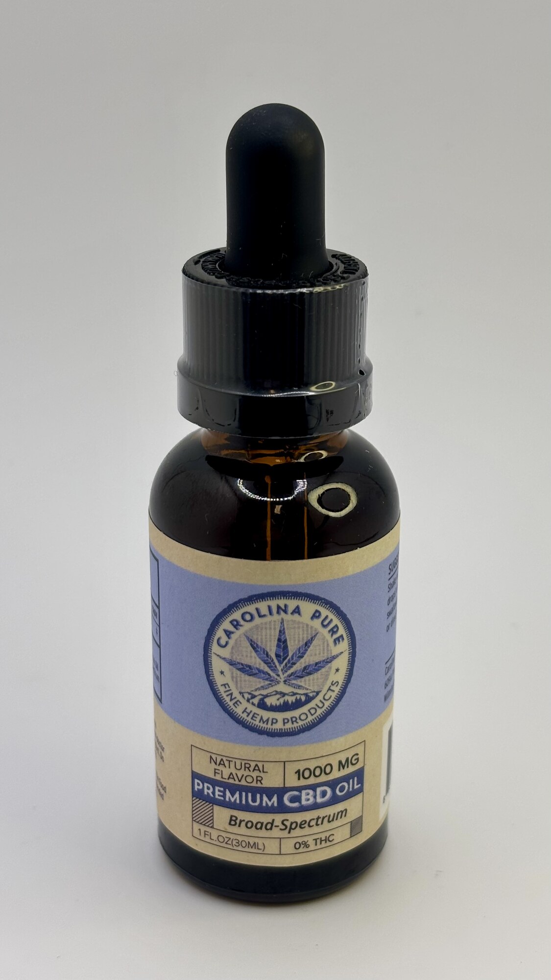 CBD Broad Spectrum Oil — 1000mg — Natural