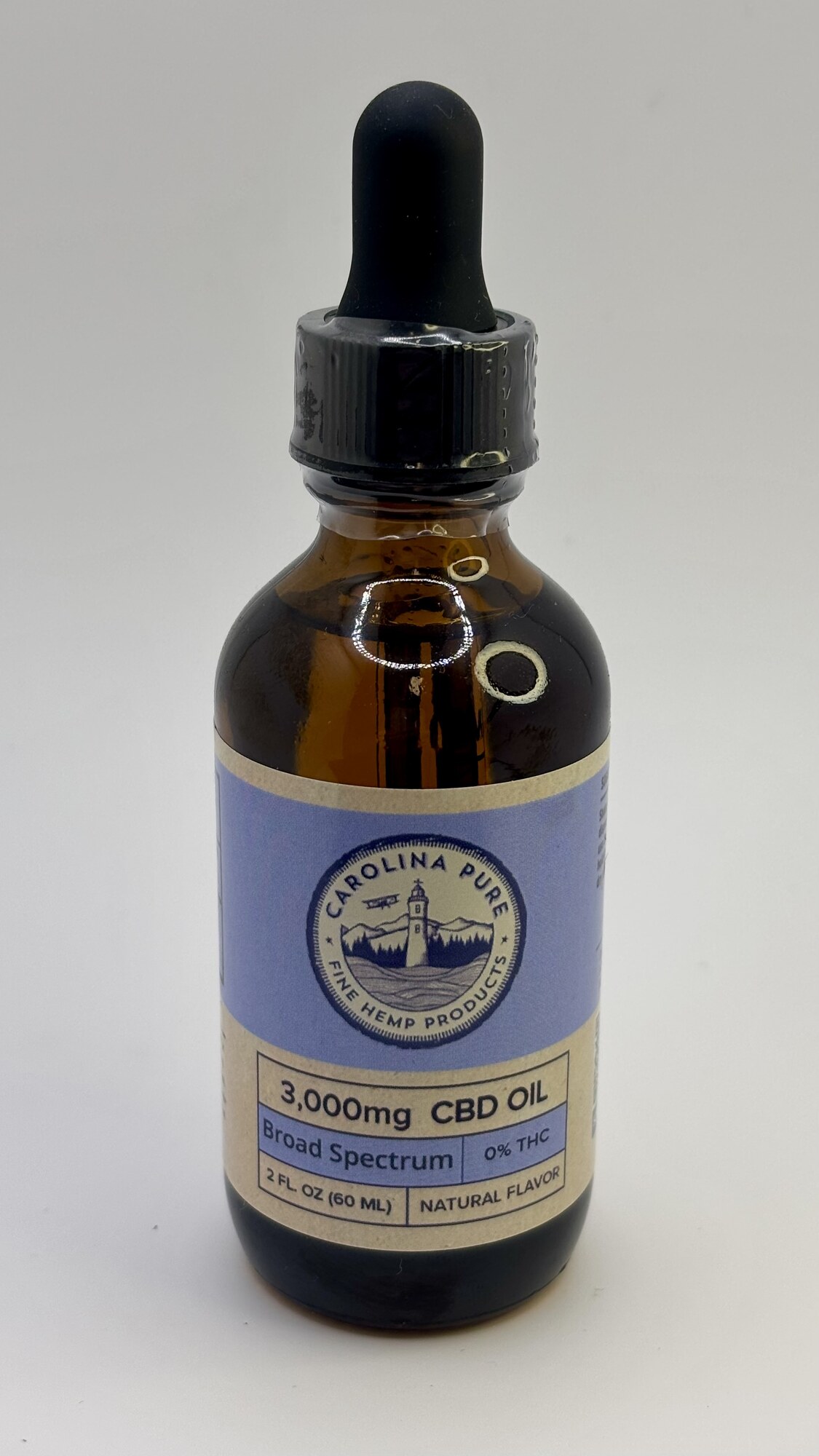 CBD Broad Spectrum Oil — 3000mg — Natural