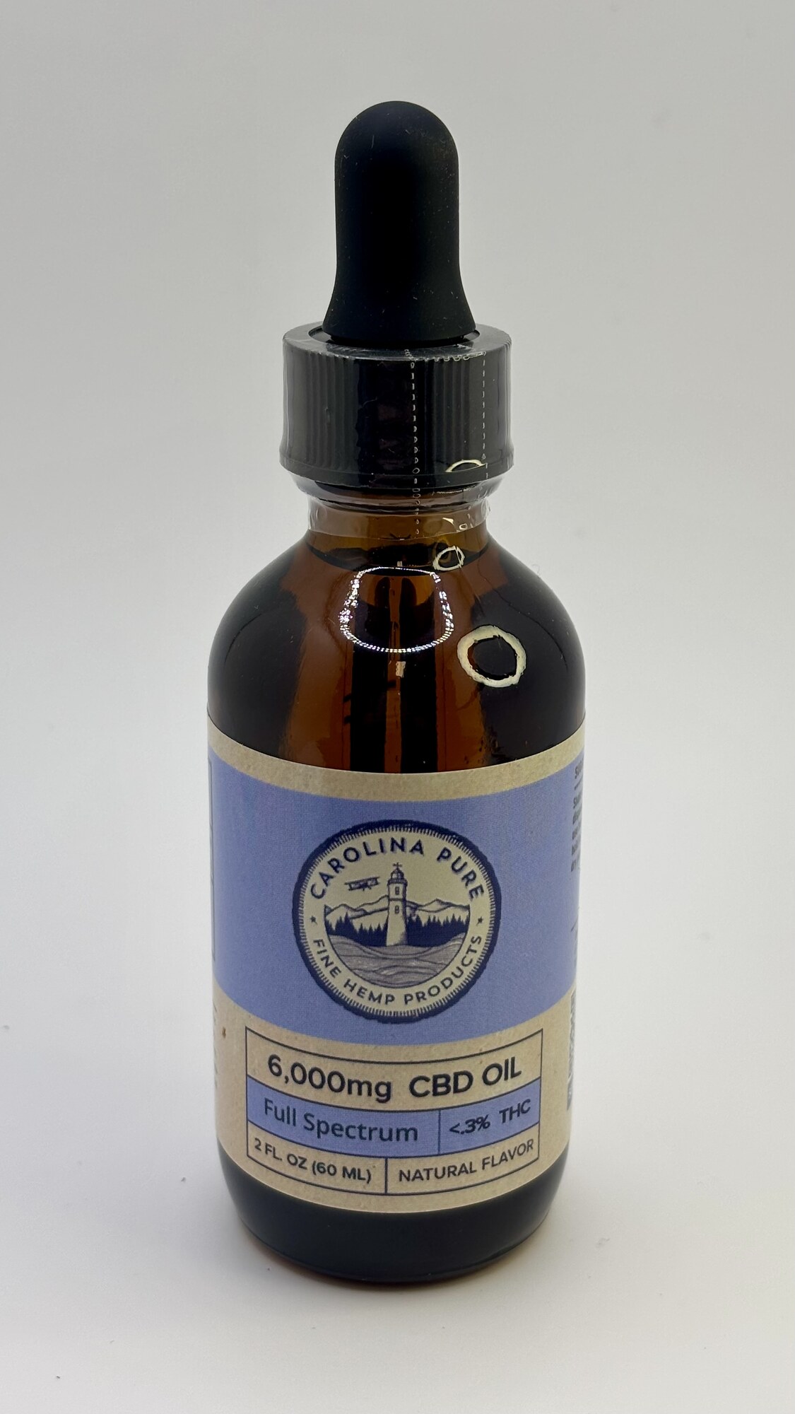 CBD Full Spectrum Oil — 6000mg — Natural
