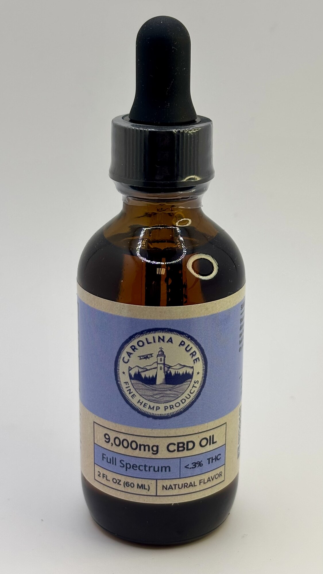 CBD Full Spectrum Oil — 9000mg — Natural