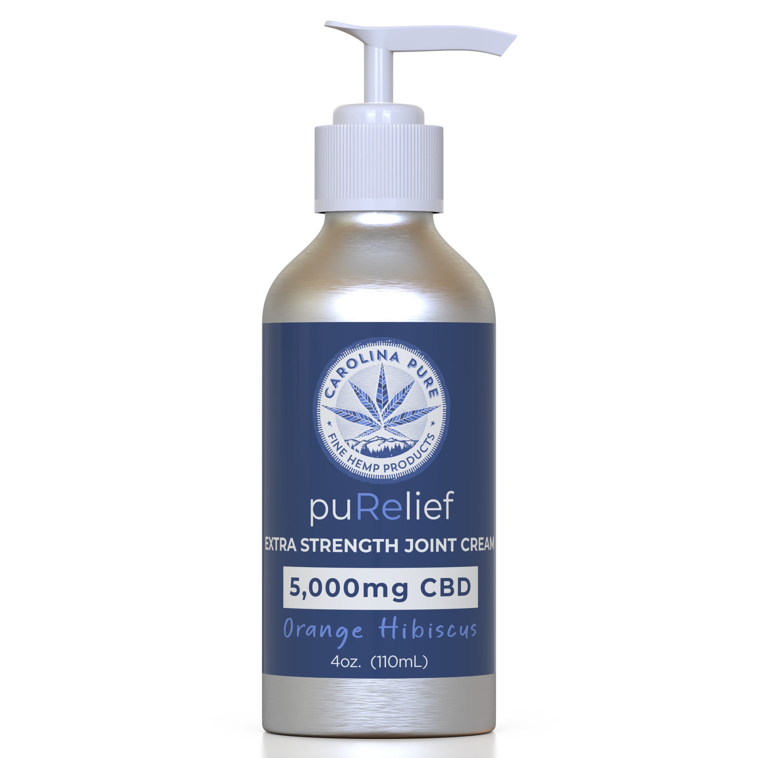 puRelief 5000mg CBD Joint Cream — Orange Hibiscus