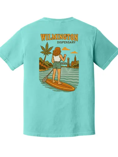 T-shirt: Blue w/Design