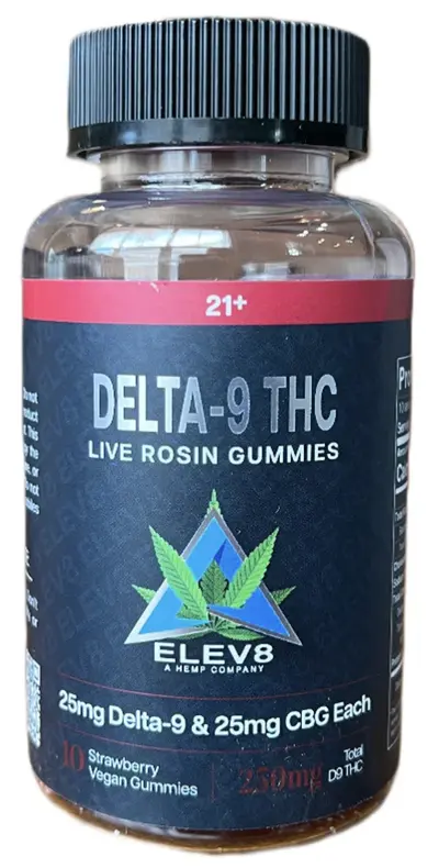 THC Gummy Jars - 25mg D9 Gummy Jar