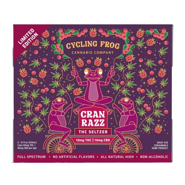 THC Infused Seltzer: Cycling Frog - Image 2